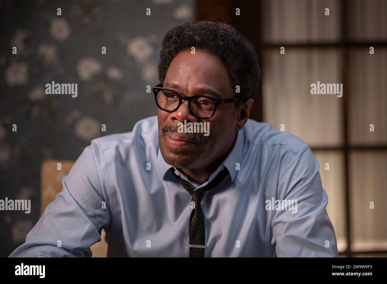 Rustin (2023) diretto da George C. Wolfe e interpretato da Colman Domingo nel ruolo di Bayard Rustin un leader per i diritti civili che affronta il razzismo e l'omofobia mentre aiuta a cambiare il corso della storia dei diritti civili orchestrando la marcia del 1963 su Washington. Fotografia pubblicitaria ***SOLO USO EDITORIALE***. Credito: BFA / David Lee / Netflix Foto Stock