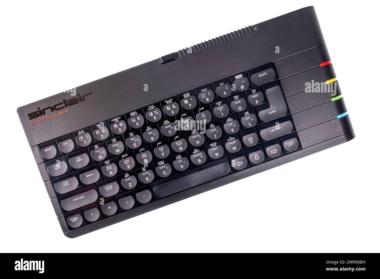 Sinclair Spectrum Next è un progetto hardware per computer che consiste nella reimplementazione del computer originale ZX Spectrum. Foto Stock