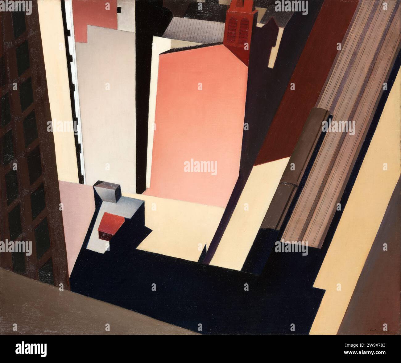 Church Street El. Charles Sheeler. 1920 Foto Stock