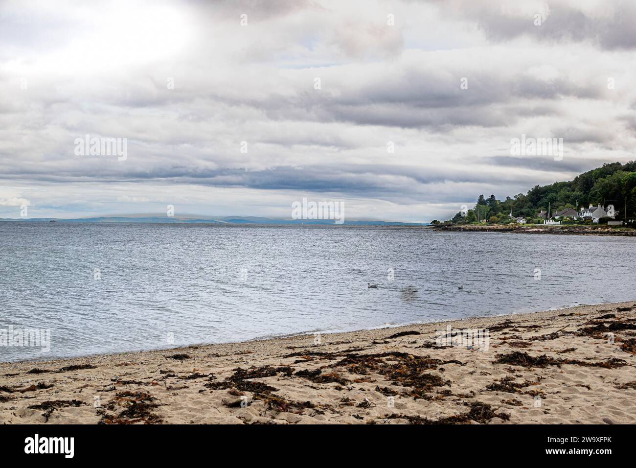 Sandy Beach, Isola di Arran Foto Stock