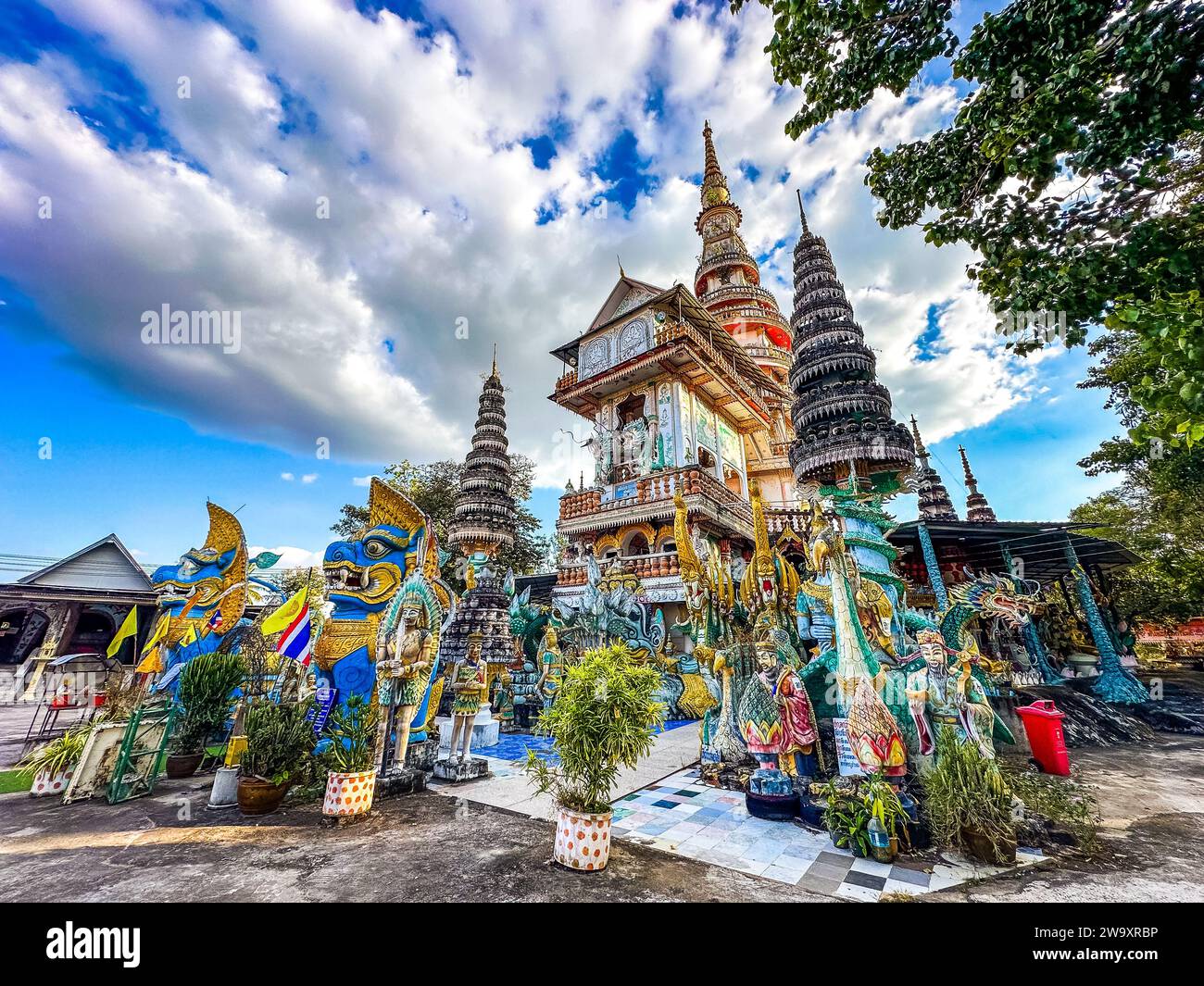 Wat Pa non Sawan in ROI et, Thailandia Foto Stock