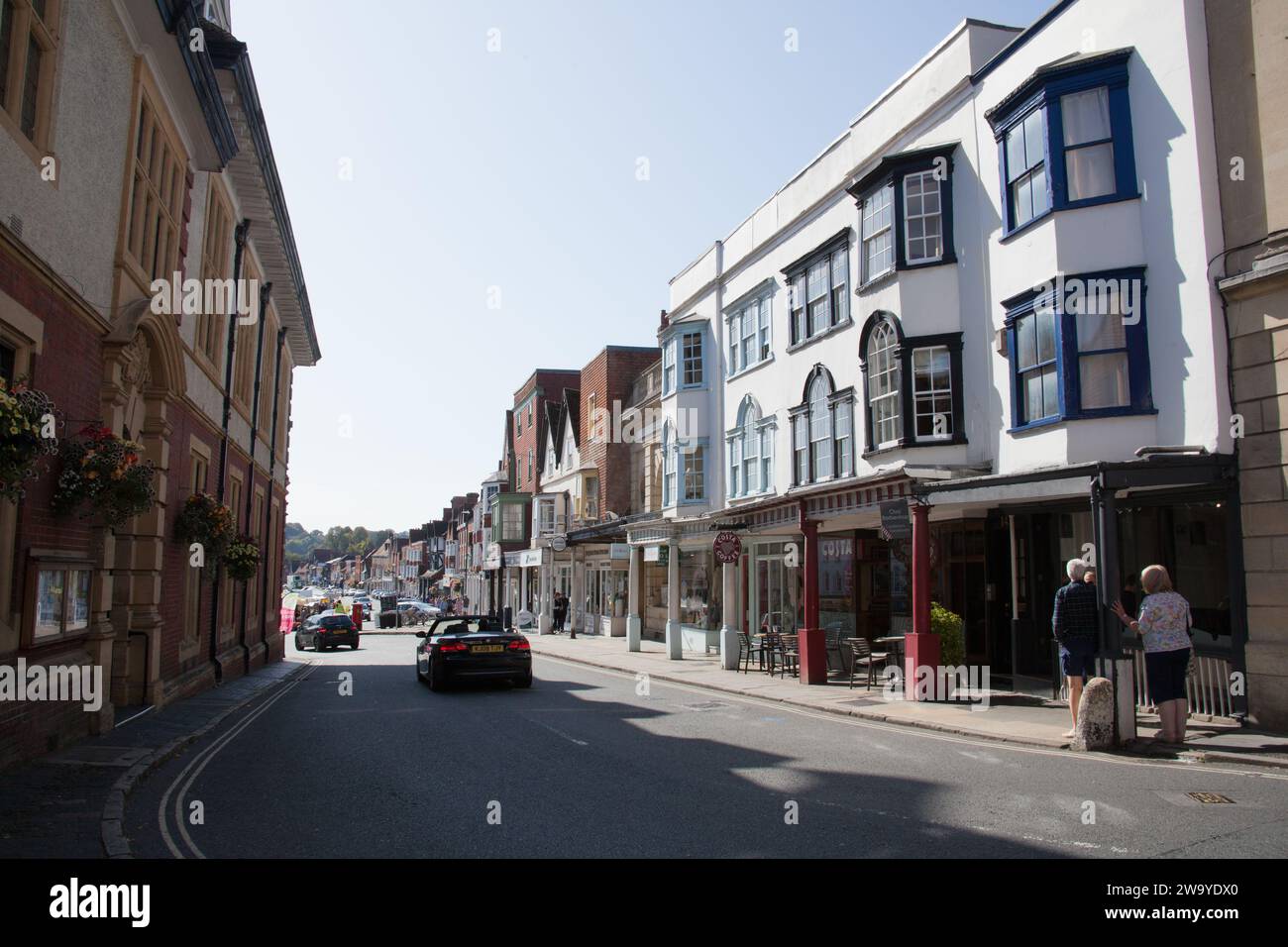 Marlborough, Wiltshire, UK 09 21 2019 il centro della città di Marlborough, Wiltshire, Regno Unito Foto Stock