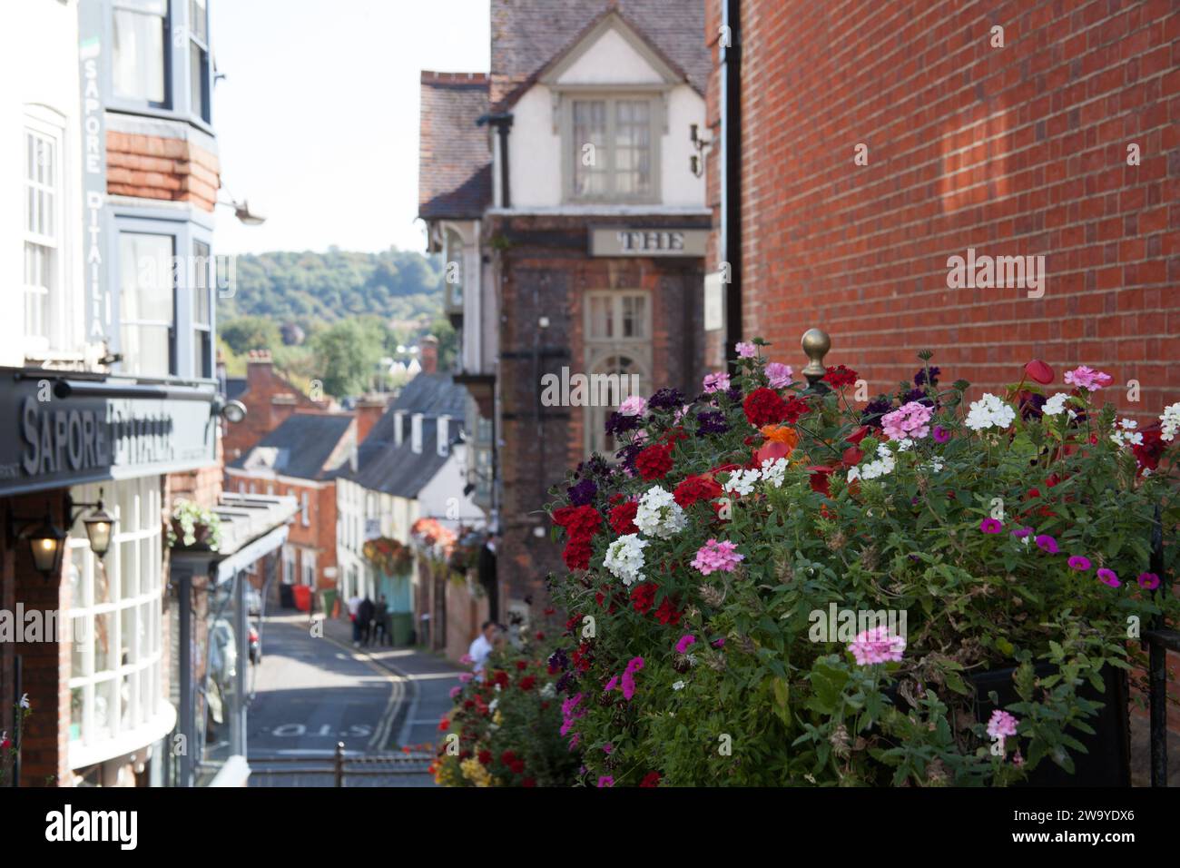 Marlborough, Wiltshire, UK 09 21 2019 il centro della città di Marlborough, Wiltshire, Regno Unito Foto Stock