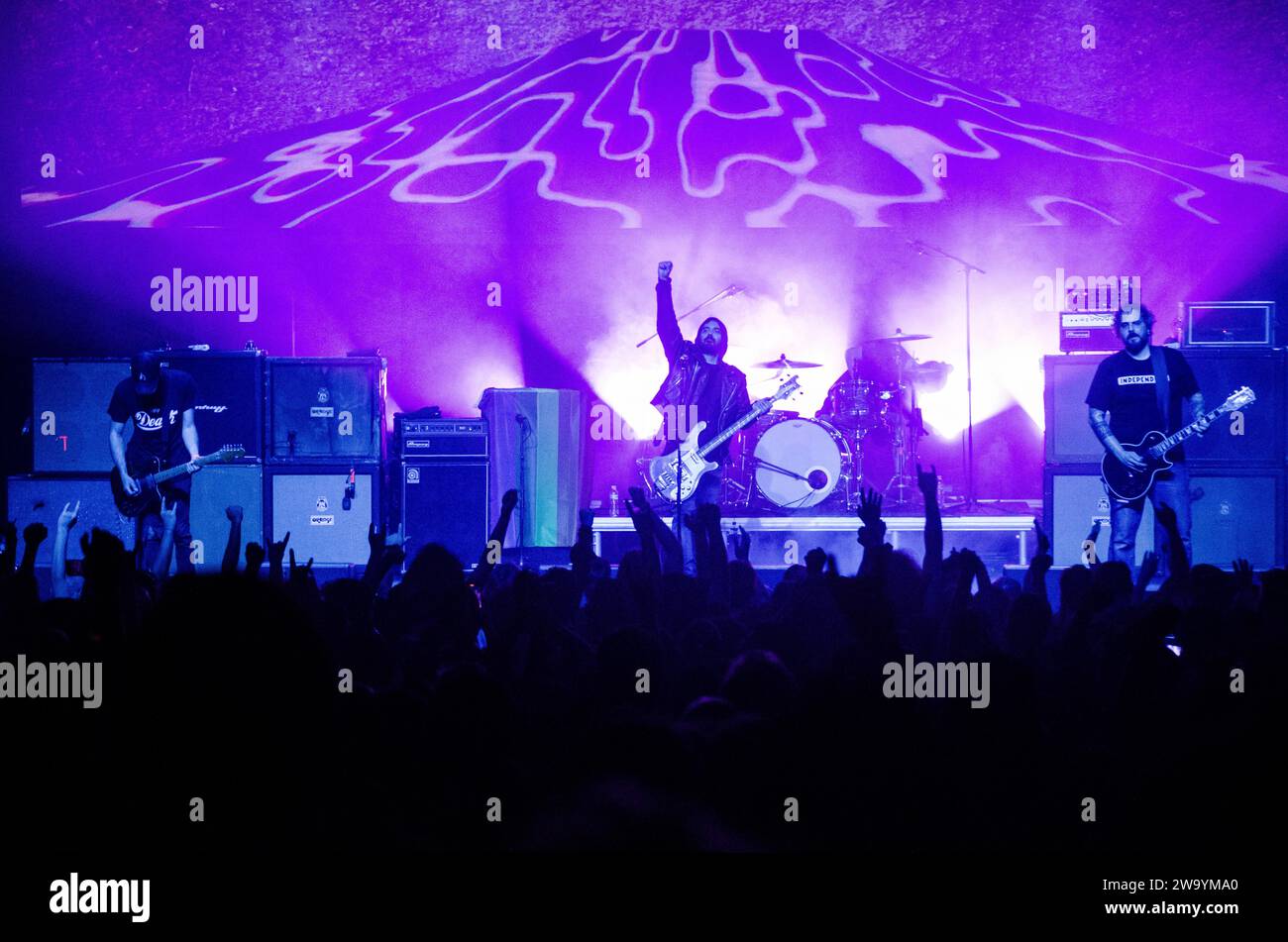 1000mods si esibiscono al Floyd Live Music Venue, Atene / Grecia, dicembre 2023 Foto Stock