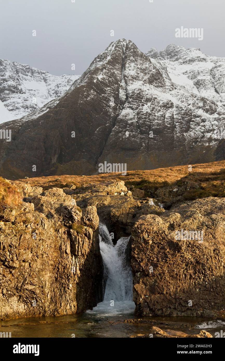 Sgurr An Fheadain con gola, Isola di Skye Foto Stock