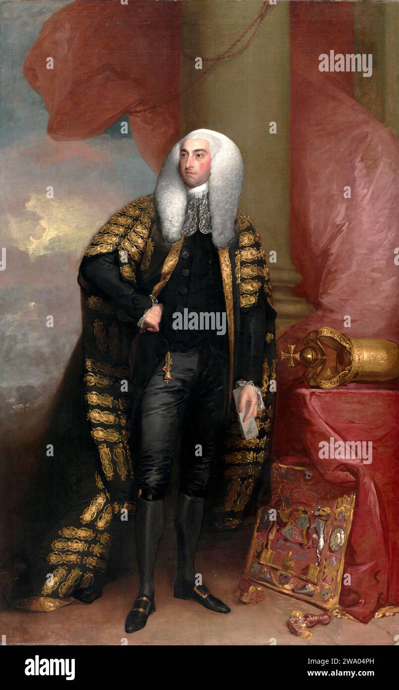 Barone FitzGibbon di Gilbert Stuart 1789 Foto Stock