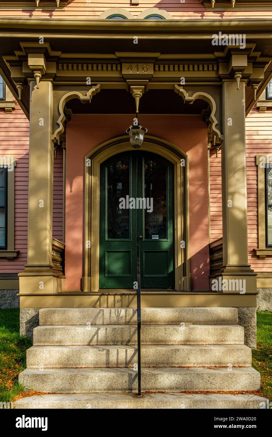 Ivory Bartlett House, County Street, New Bedford, Massachusetts Foto Stock