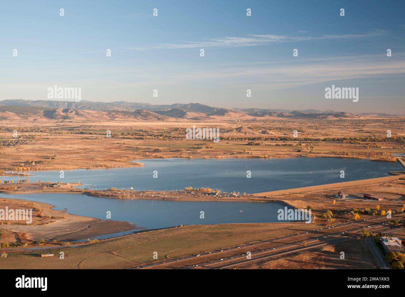 Boulder, Colorado, Boulder Reservoir Foto Stock