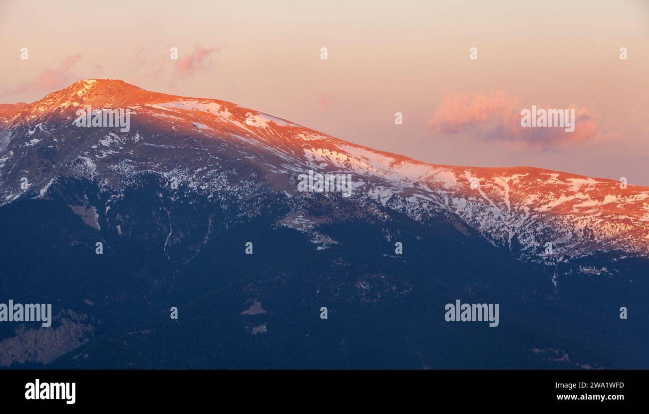 Monte Balandrau (2,585 m.a.l.S.). Pirenei catalani, El Ripollès, Catalogna, Spagna, Europa. Foto Stock