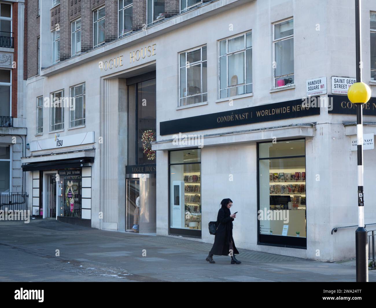 Vogue House London, sede del Regno Unito di Conde Nast Foto Stock