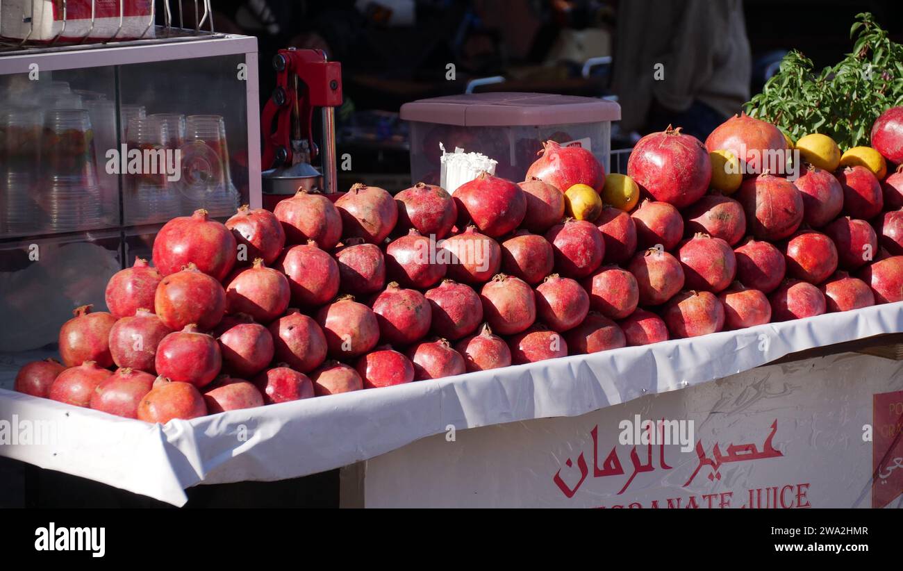 Melograni marocchini Foto Stock