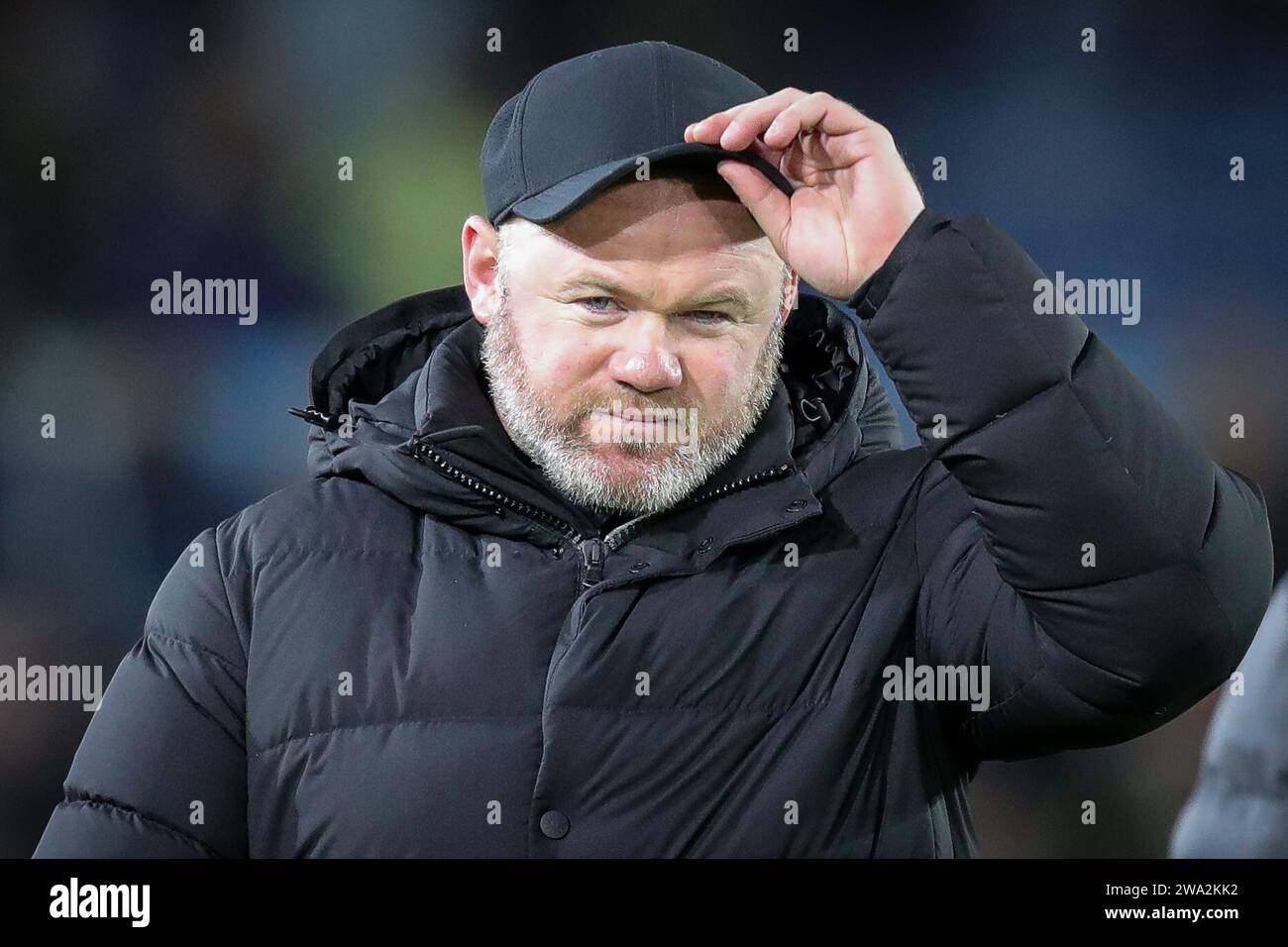 Wayne Rooney, manager del Birmingham City a tempo pieno dopo la partita del campionato Sky Bet Leeds United vs Birmingham City a Elland Road, Leeds, Regno Unito, 1 gennaio 2024 (foto di James Heaton/News Images) Foto Stock