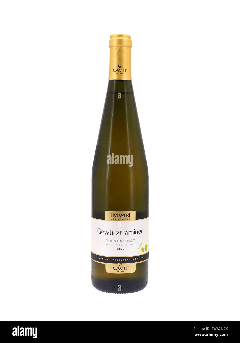 ROMA, ITALIA - 3 GENNAIO 2024. Confezione Energy drink Red Bull 2x250 ml isolata su sfondo bianco. Foto Stock