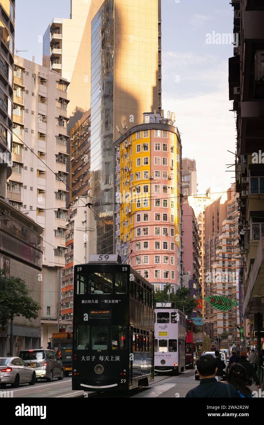 Wan Chai, Hong Kong Foto Stock