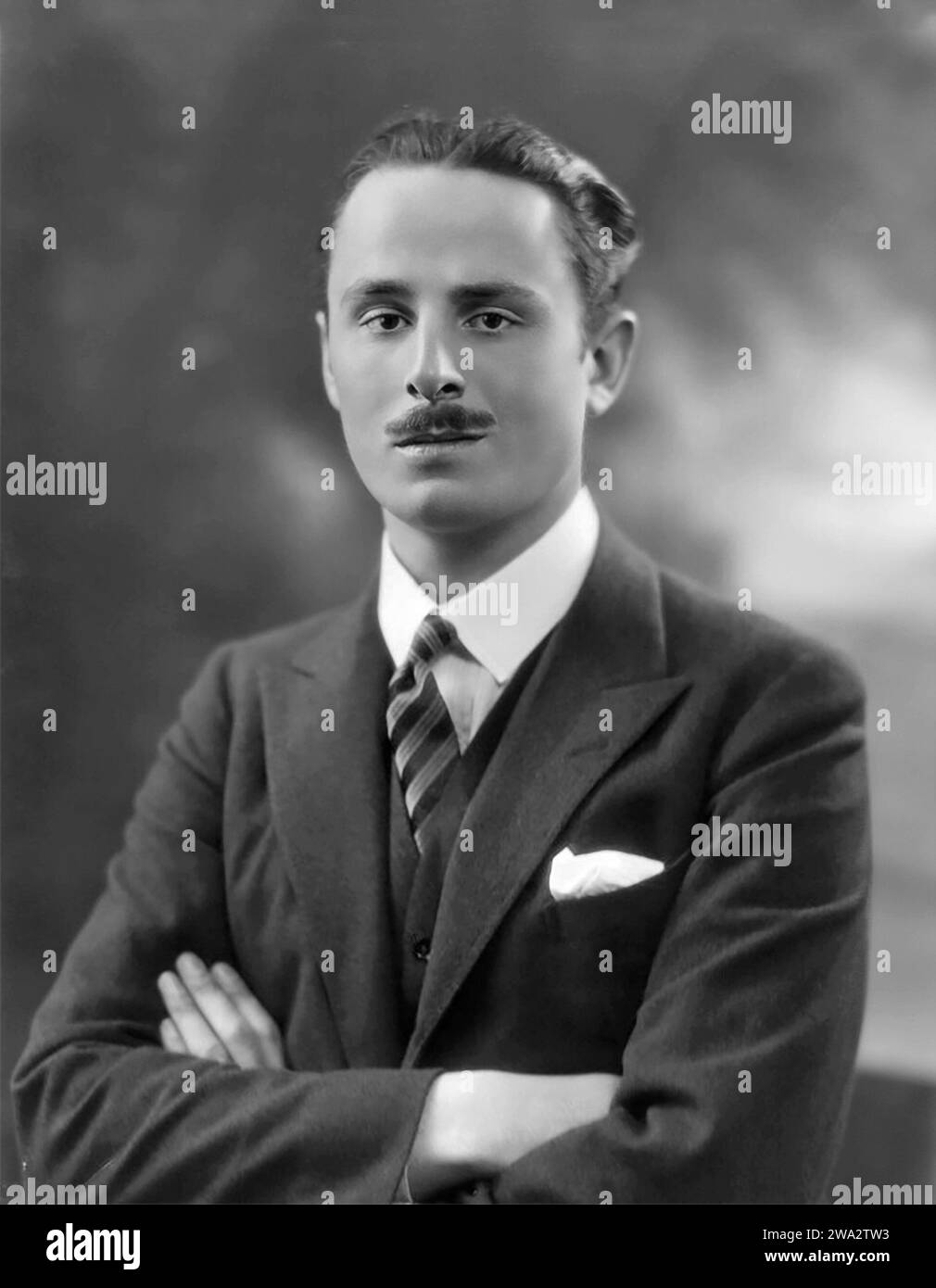 Oswald Mosley. Ritratto del politico fascista britannico, Sir Oswald Ernald Mosley (1896-1980) nel 1922 Foto Stock