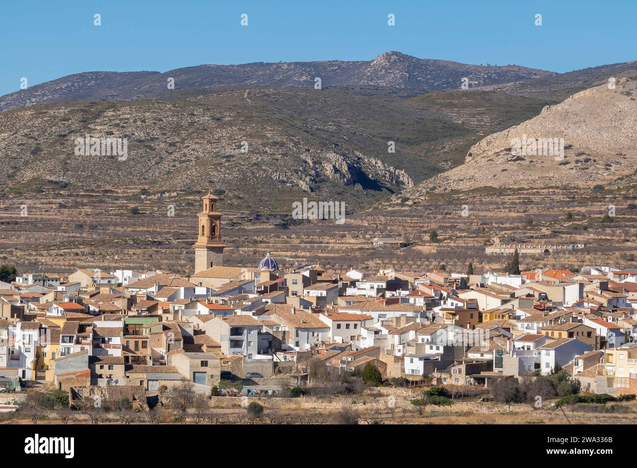 Alcublas è una città della provincia di Valencia, in Spagna Foto Stock