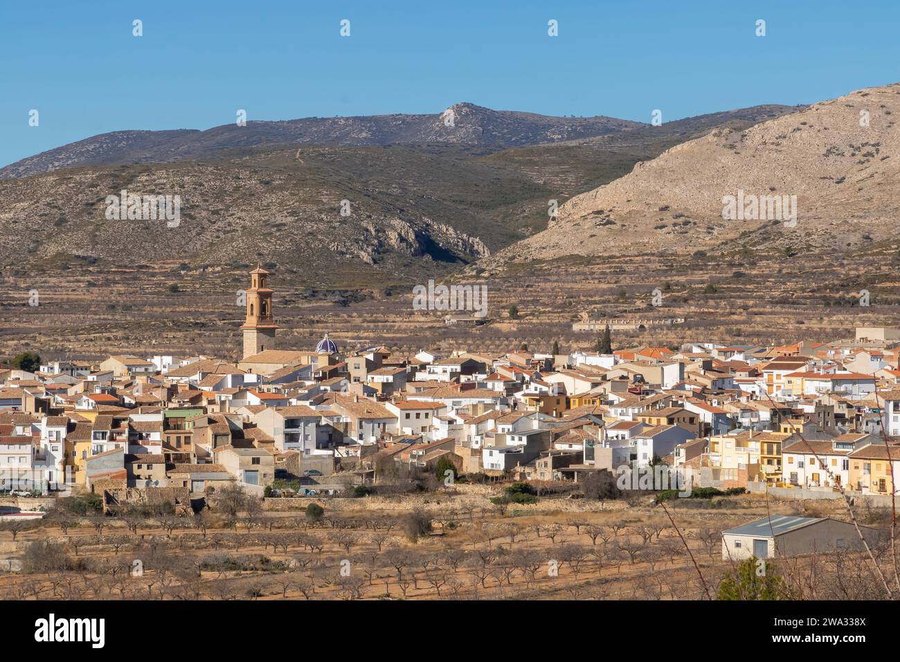 Alcublas è una città della provincia di Valencia, in Spagna Foto Stock