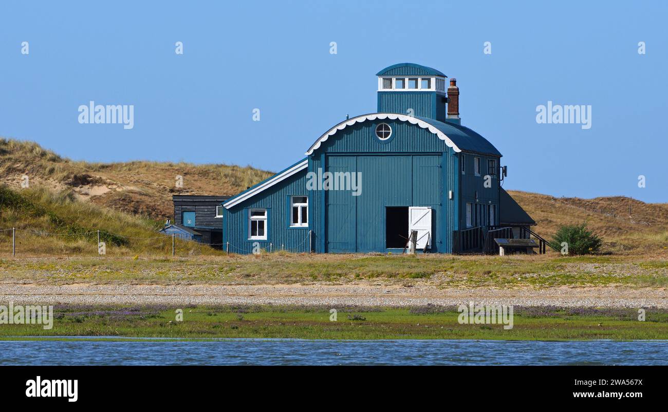 La stazione Old Lifeboat di Blakeney Point Norfolk. Foto Stock