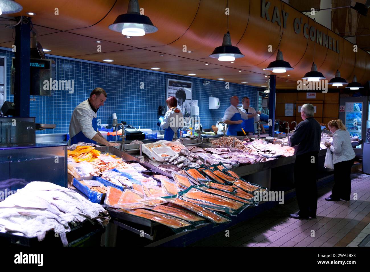 The English Market, Contea di Cork, Irlanda. Foto Stock