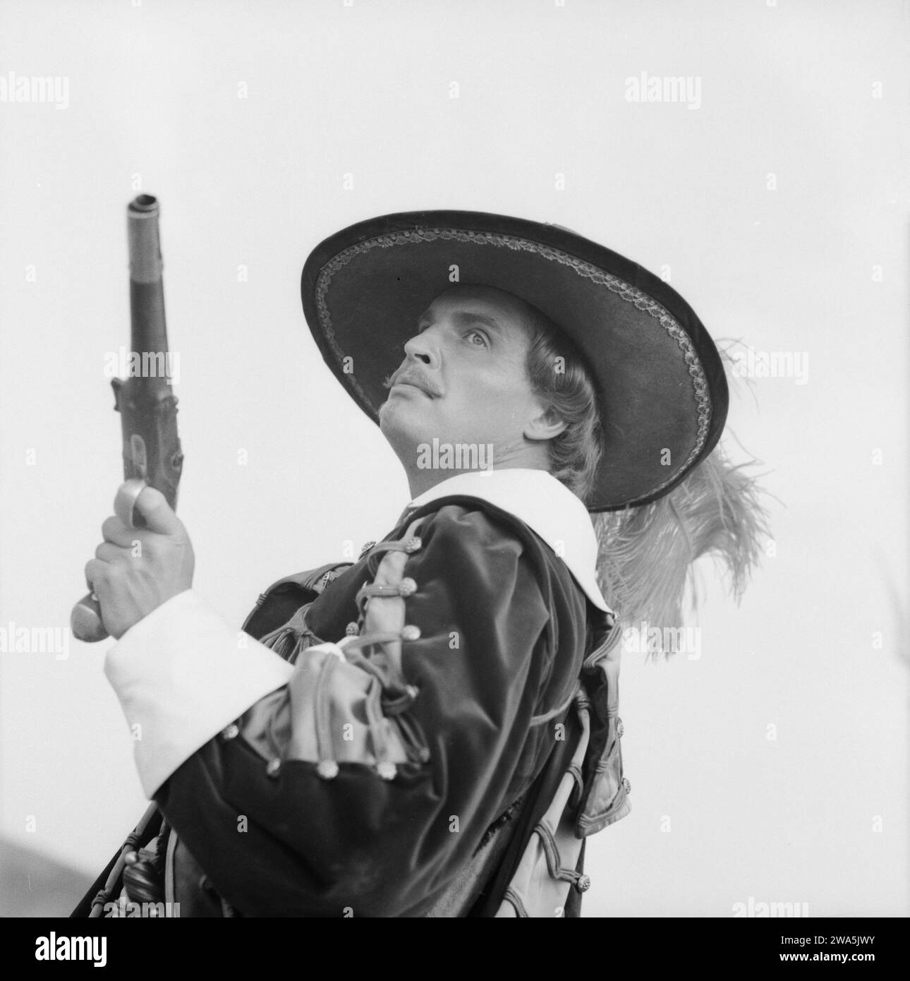 Gustav Adolfs Page, Spielfilm nach der Novelle von Conrad Ferdinand Meyer, Deutschland/Österreich 1960, Regie: Rolf Hansen, Darsteller: Helmut Schmid Foto Stock