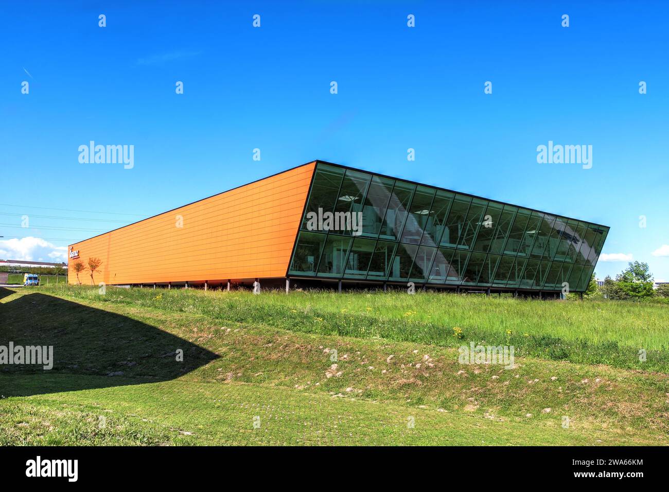 Sala di assemblaggio e showroom di Getaz a St-Prex, Svizzera Foto Stock