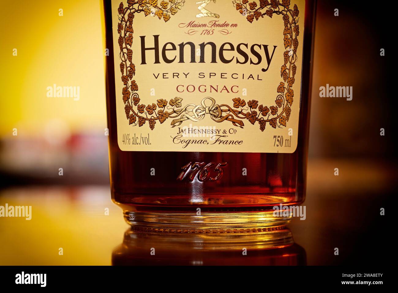 Hennessy Cognac Foto Stock