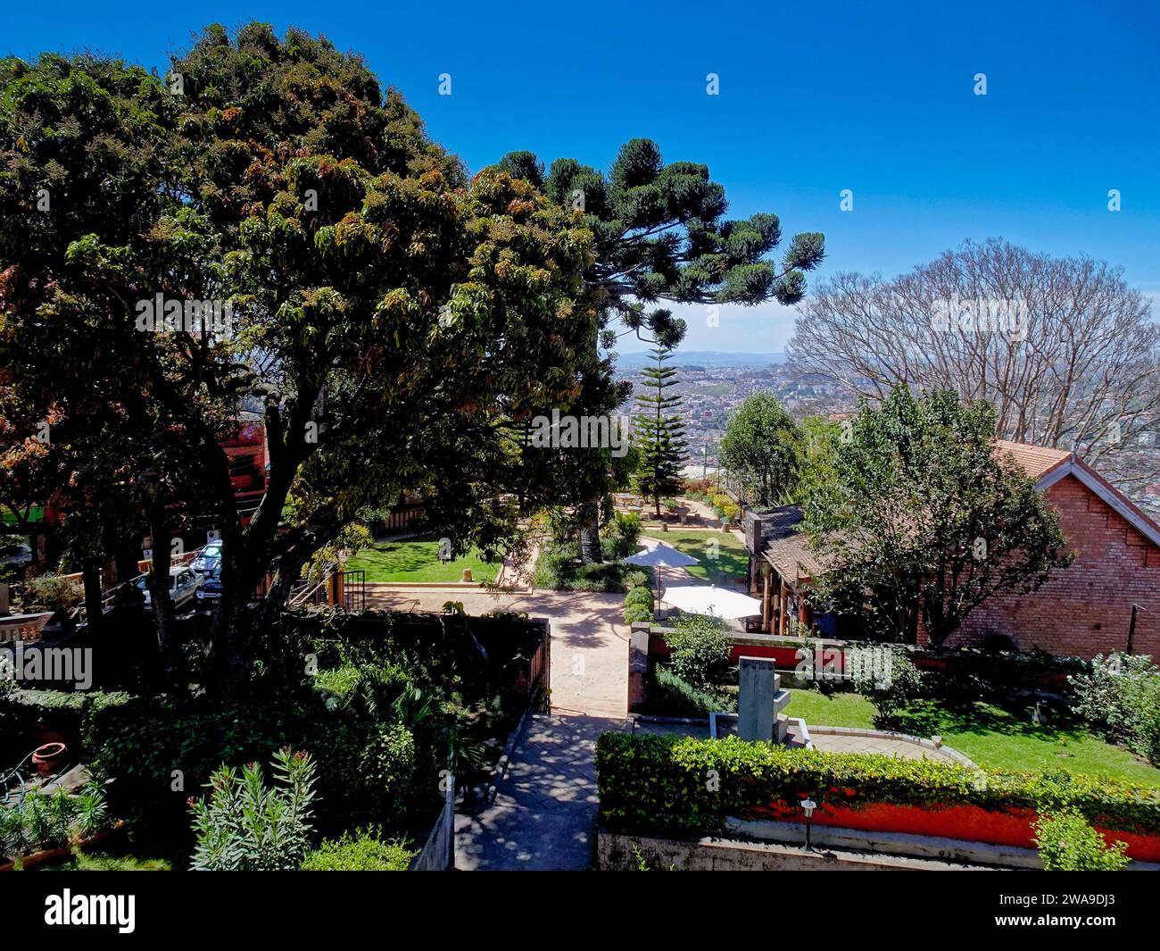 Museo fotografico e ristorante ad Antananarivo Madagascar - settembre 2023 Foto Stock