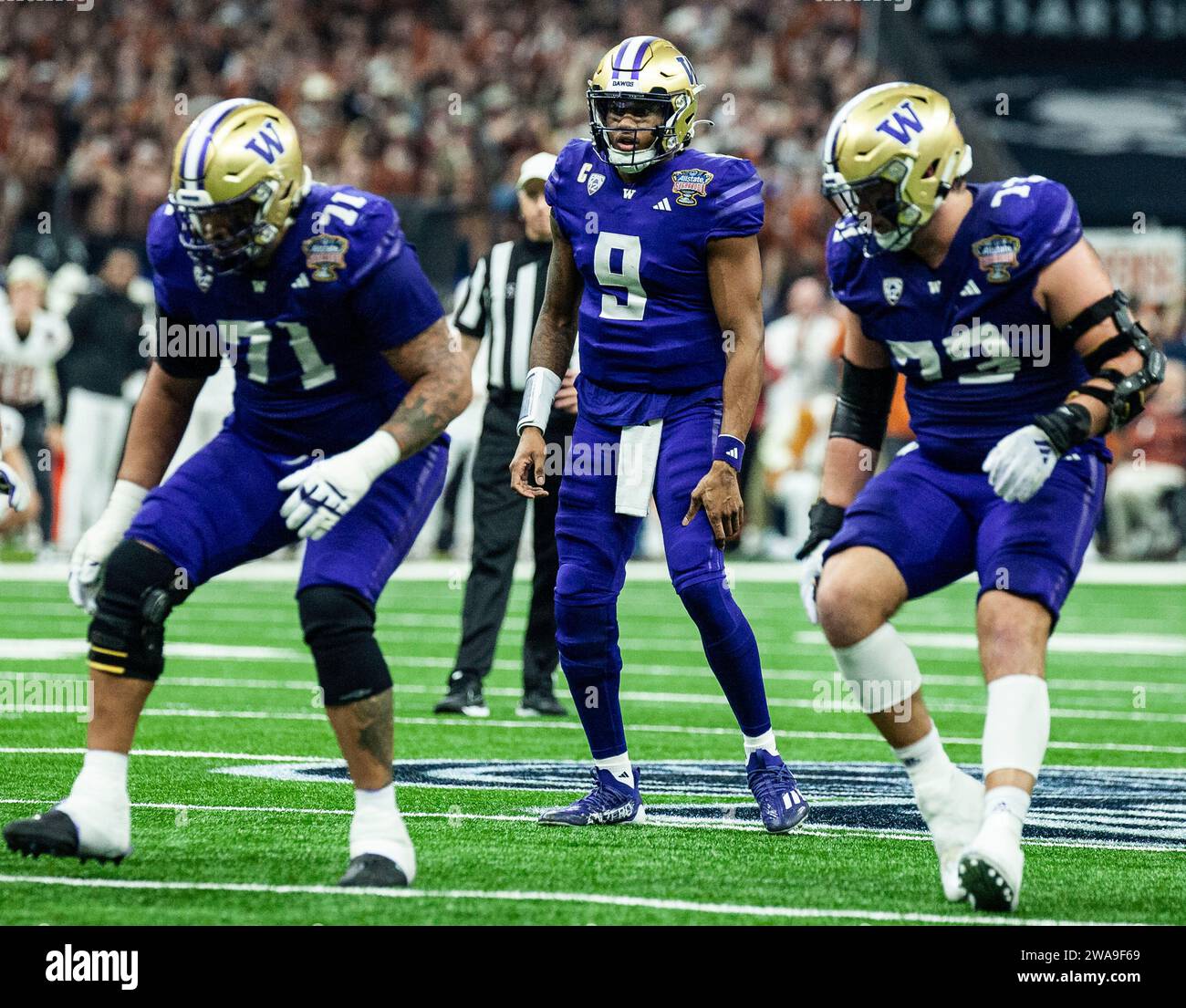 01 gennaio 2024 New Orleans LA U.S.A. Washington quarterback Michael