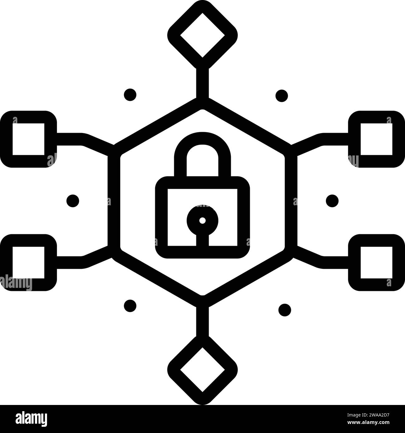 Icona per dati,crittografia Illustrazione Vettoriale