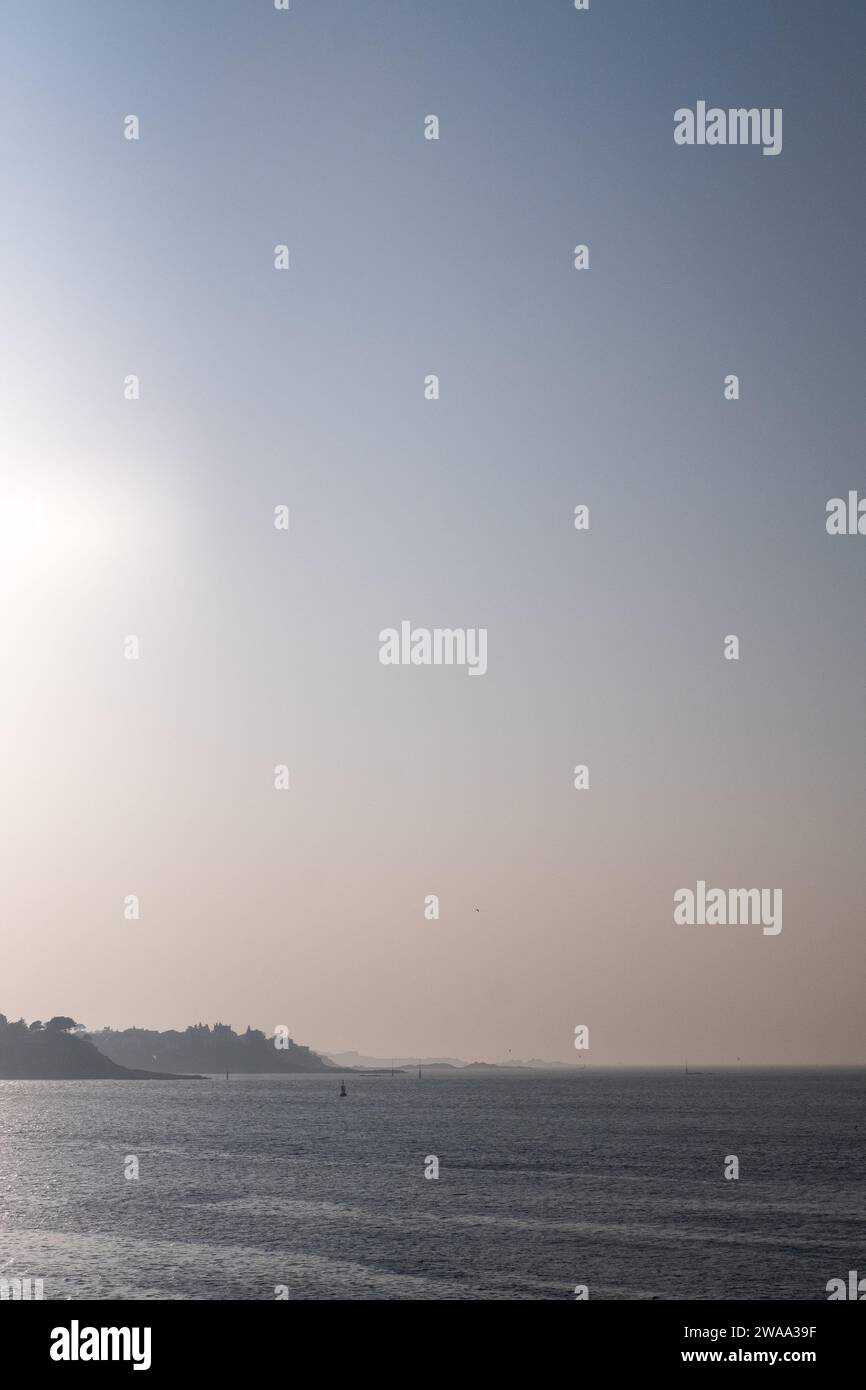 Francia, Bretagna, Ille-et-Vilaine, Saint-Malo il 2022-03-25. Illustrazione della vita quotidiana nella regione della Bretagna. Fotografia di Martin Bertrand. Fra Foto Stock