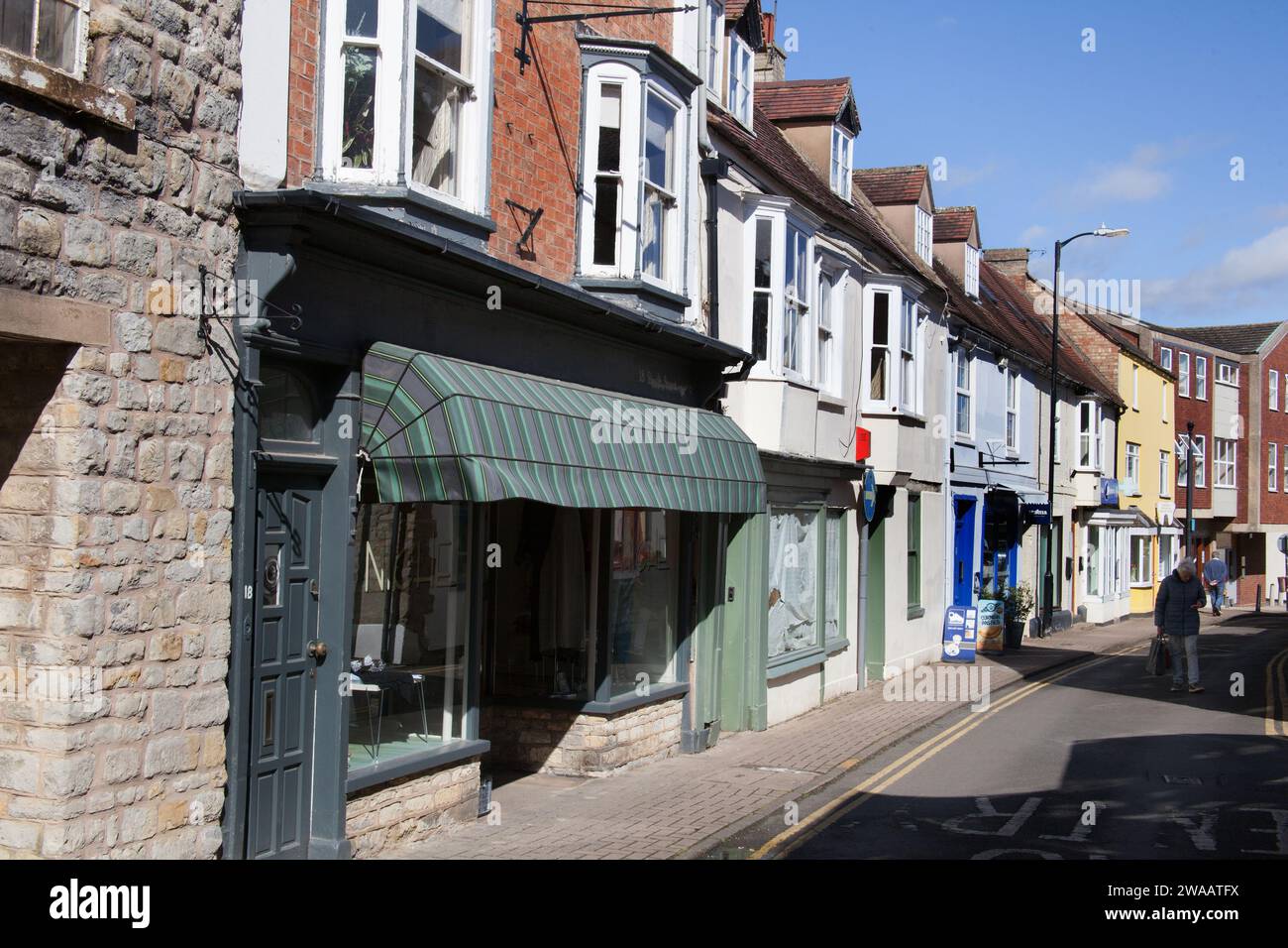 Negozi a Shipston on Stour in Warwickshire, nel Regno Unito Foto Stock