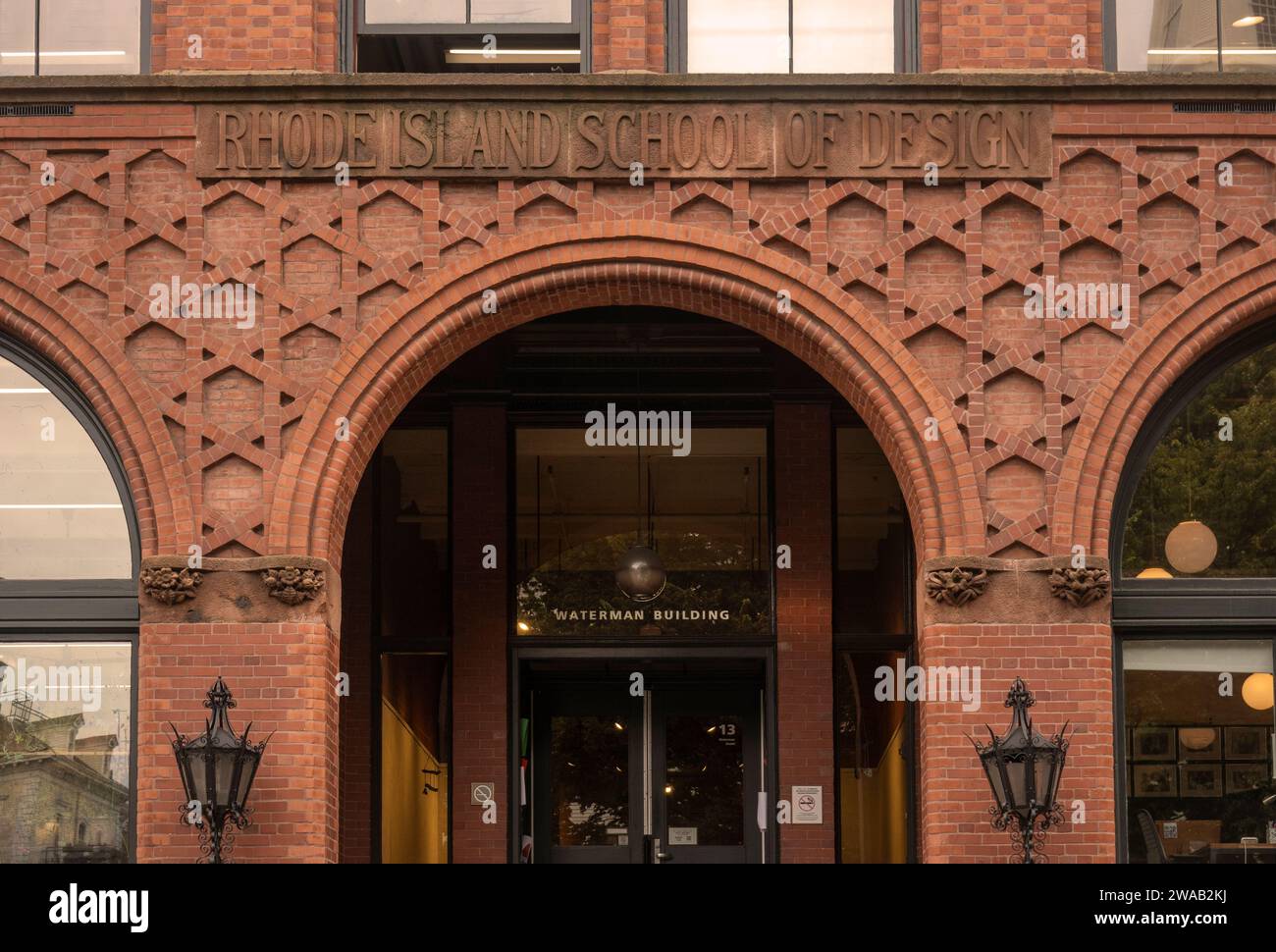 Waterman Building presso la RISD nel centro di Providence, Rhode Island College Foto Stock