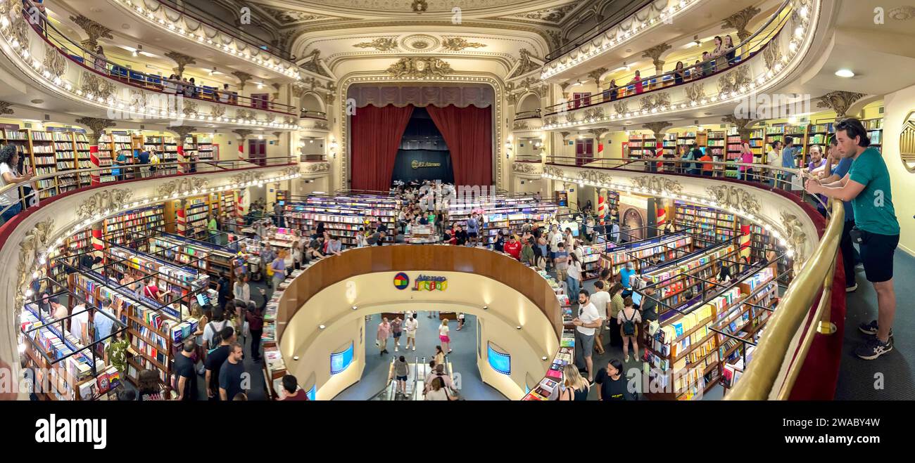 El Ateneo Grand Splendid libreria a Buenos Aires, Argentina Foto Stock