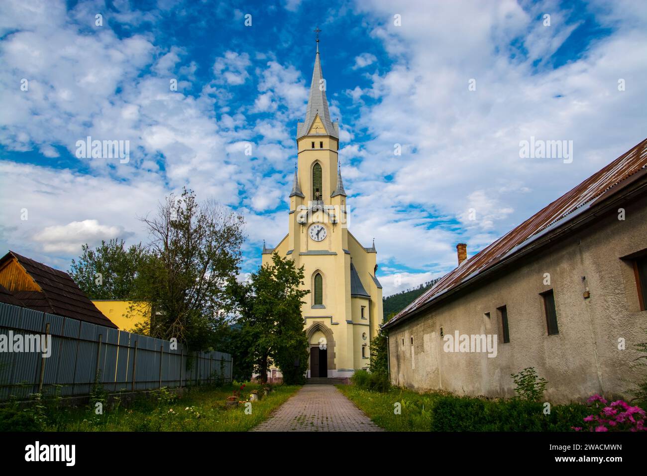 Chiesa di Muran o Muranyalja in Slovacchia Foto Stock
