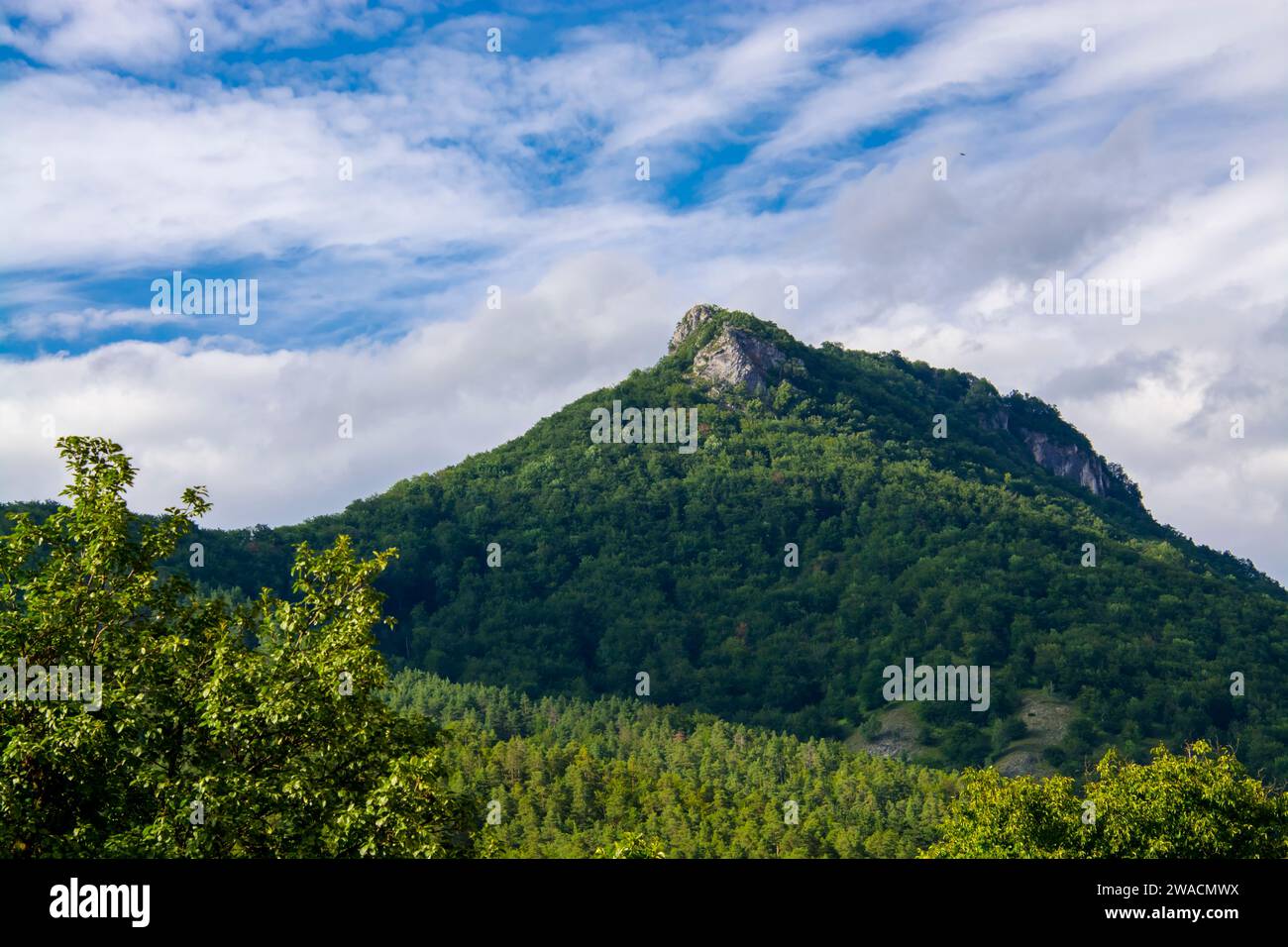 Monte vicino a Muran o Muranyalja in Slovacchia Foto Stock