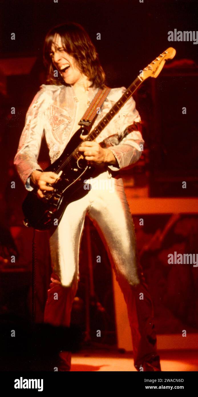 Todd Rundgren al Palladium di New York City, NY, 16 febbraio 1979. Foto Stock