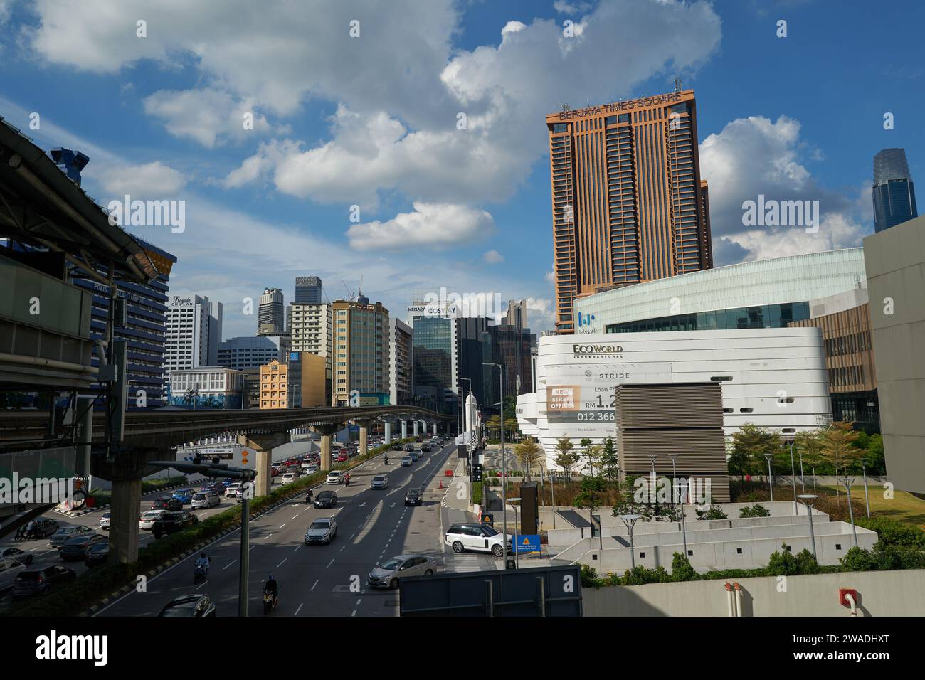 KUALA LUMPUR, MALESIA - 27 MAGGIO 2023: Paesaggio urbano di Kuala Lumpur. Foto Stock