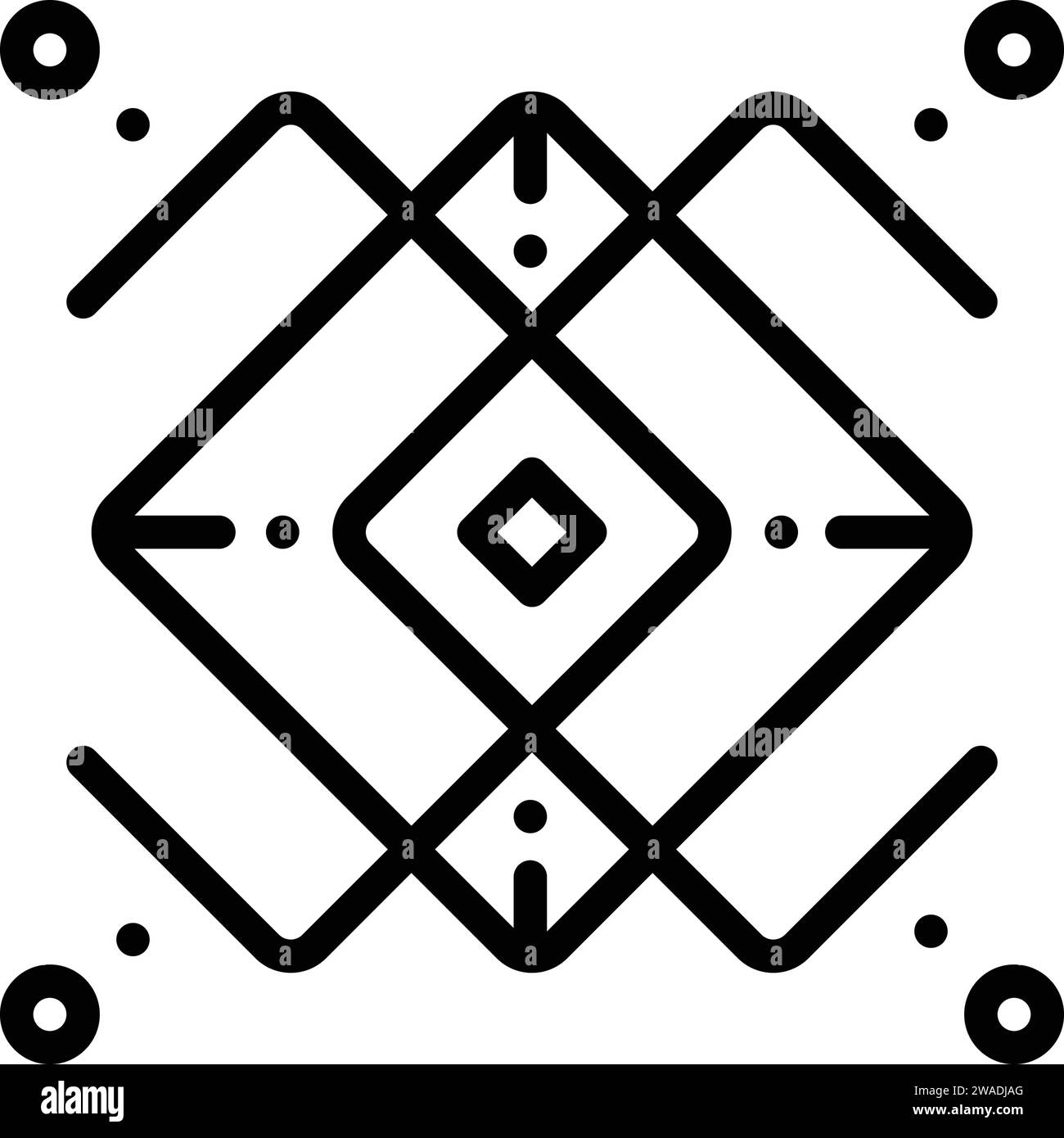 Icona per monolina, logo Illustrazione Vettoriale