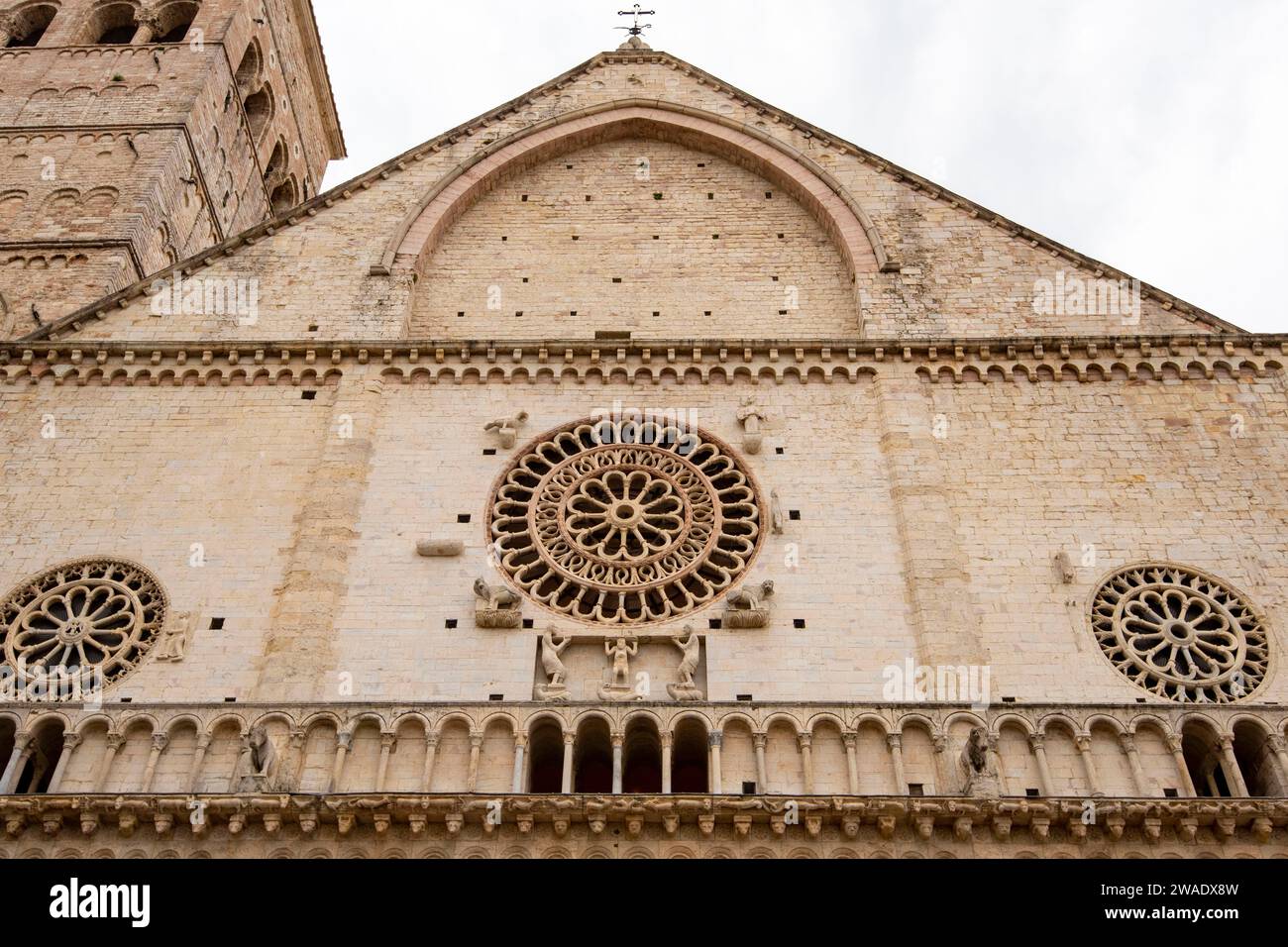 Cattedrale di San Rufino - Assisi - Italia Foto Stock