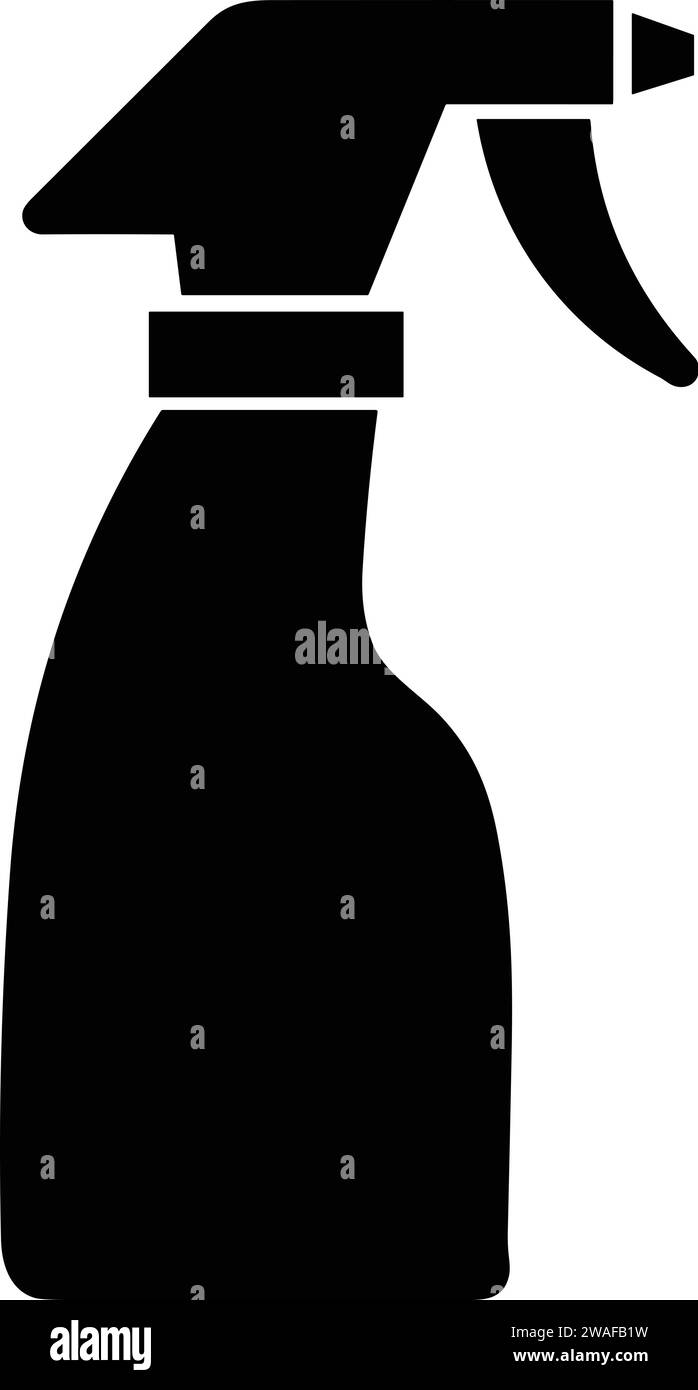 Icona flacone spray per pulizia | detergente per vetri | simbolo spray per pulizia Illustrazione Vettoriale