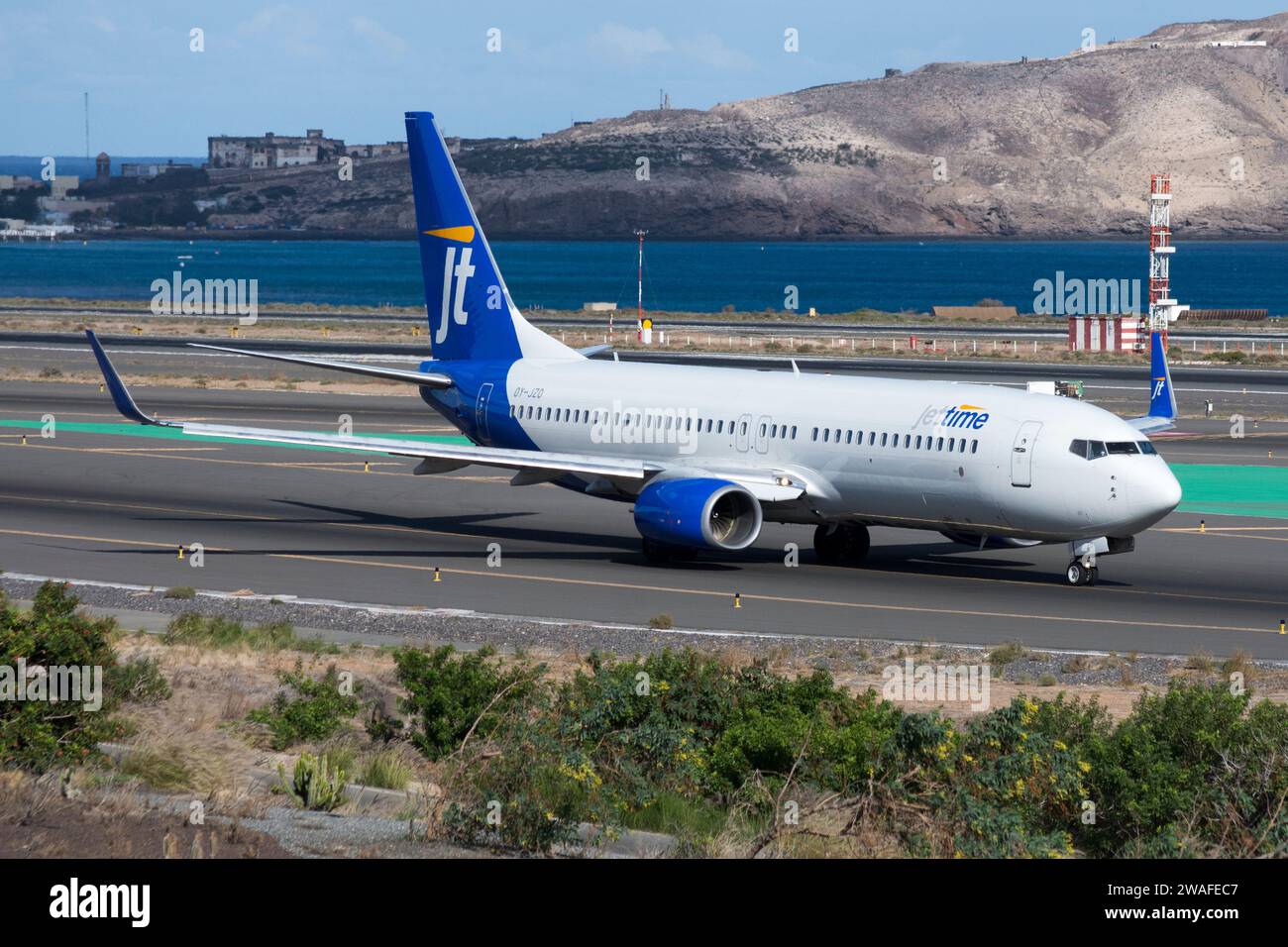 Compagnia aerea Jettime Boeing 737 Foto Stock