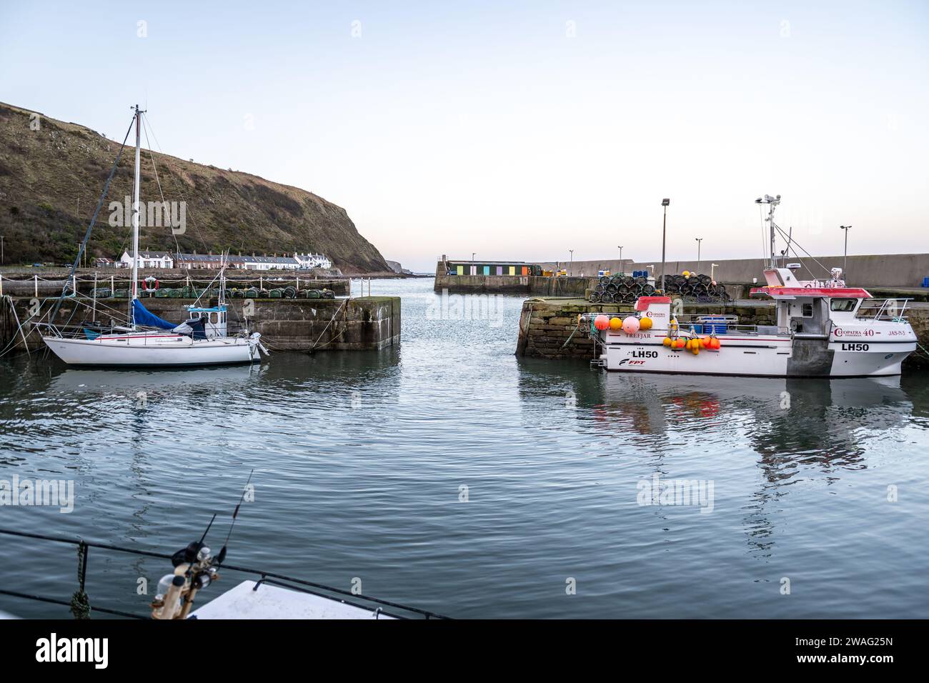 Porto Burnmouth Foto Stock