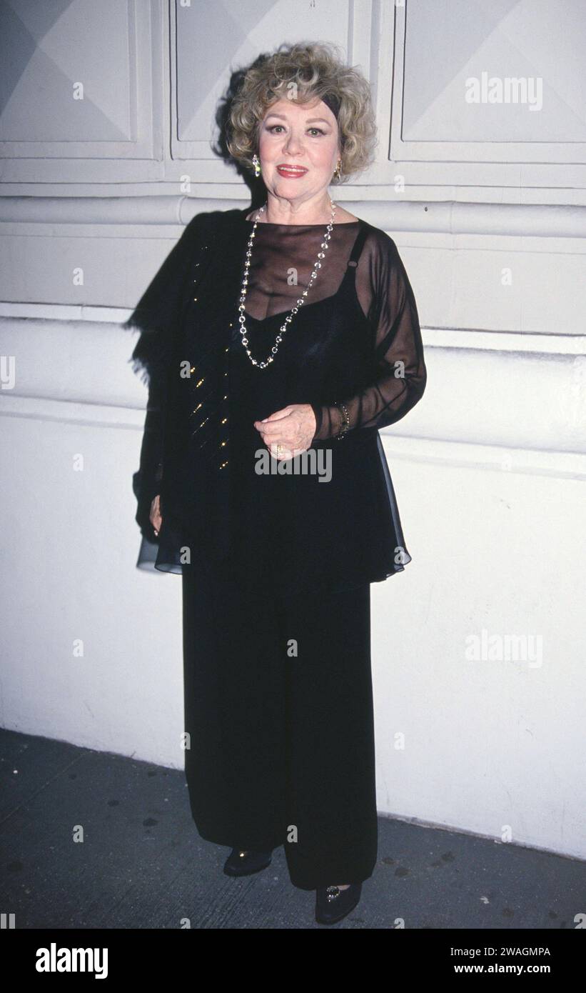 **FILE PHOTO** Glynis Johns è morto. Glynis Johns a New York nel maggio 1994. Copyright fotografico: XHenryxMcGee/MediaPunchx Foto Stock