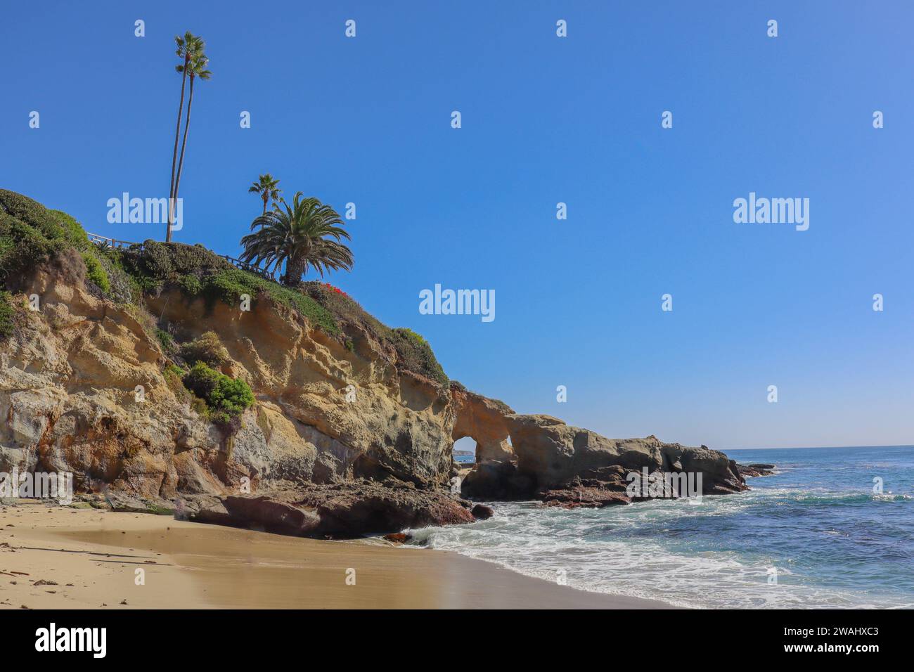 Sereniity sulla riva di Laguna Beach, California Foto Stock