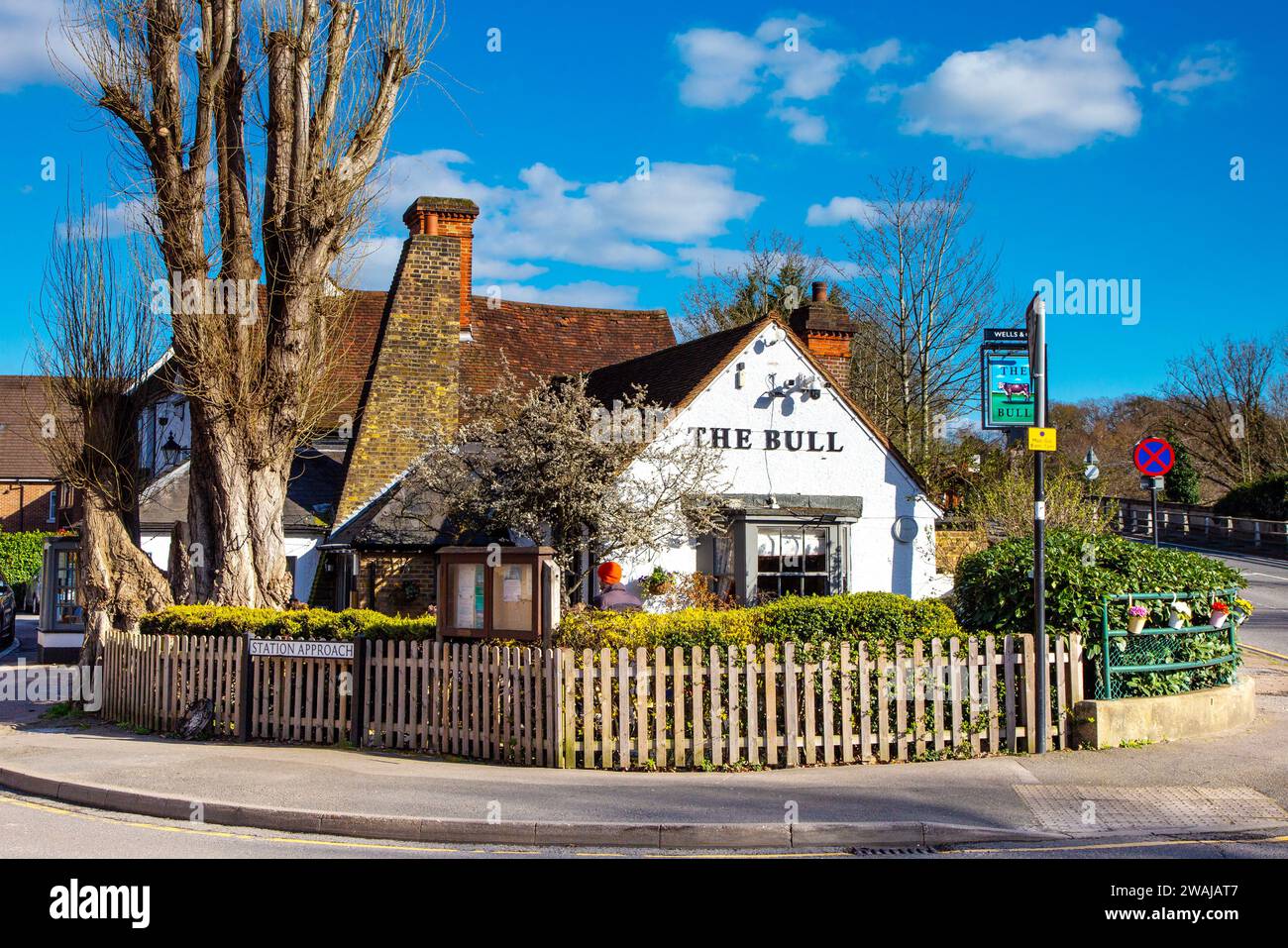 Il pub Bull di Theydon Bois, Essex, Inghilterra Foto Stock