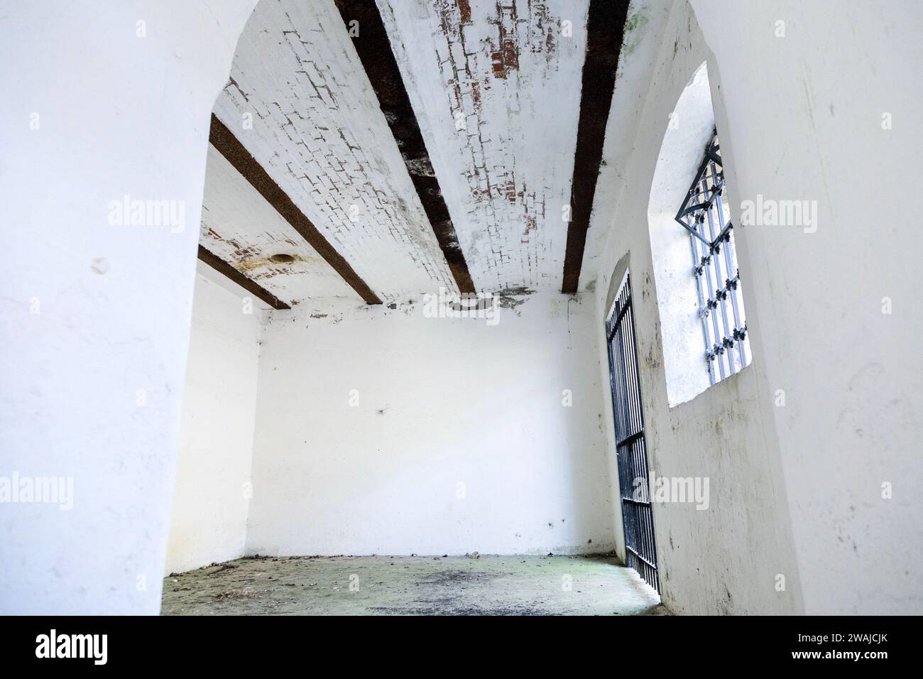 Casemates al 19th Century Reigate Fort, Surrey, Inghilterra Foto Stock