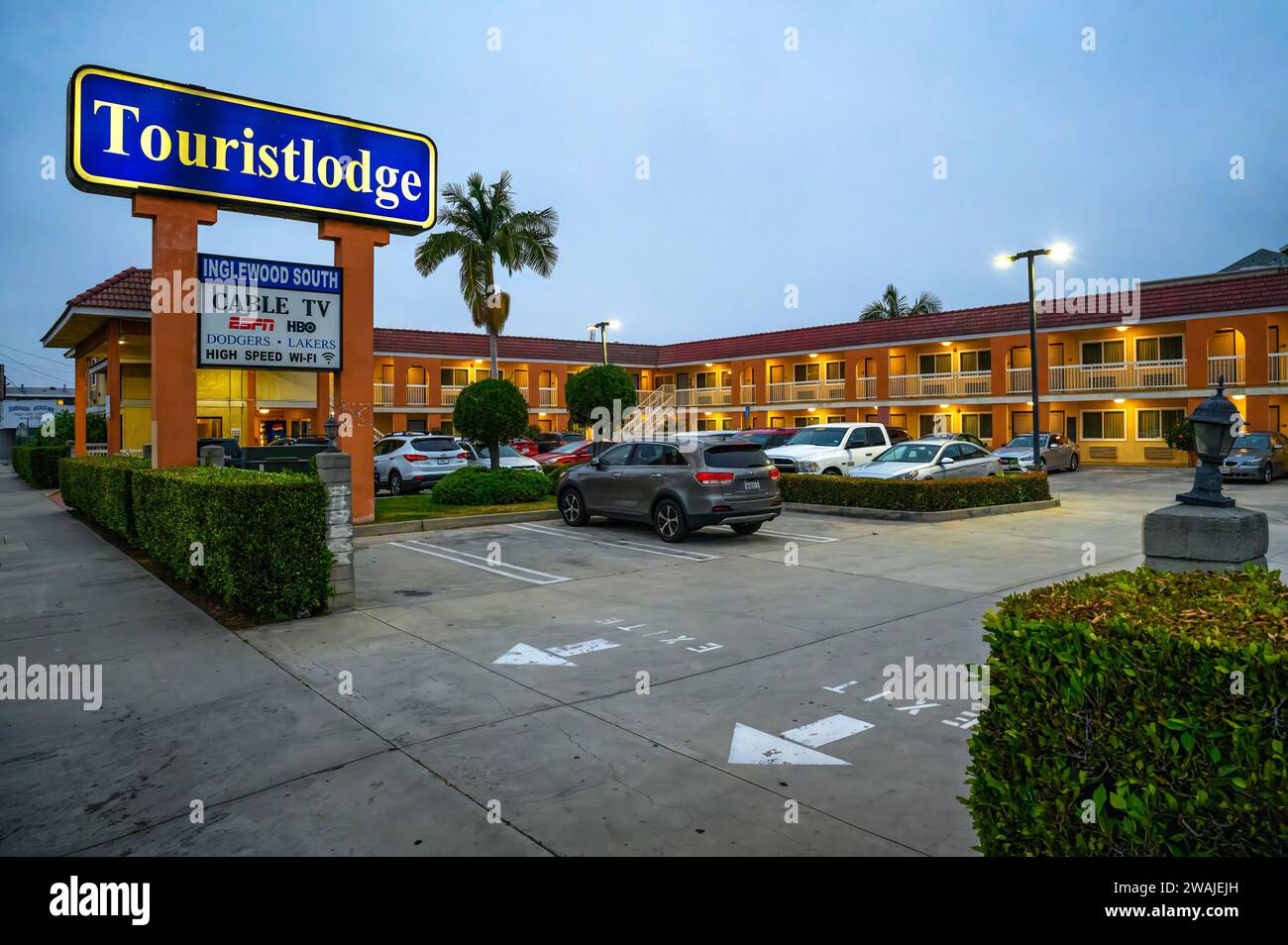 Motel 6 a Gold Beach, Oregon Foto Stock