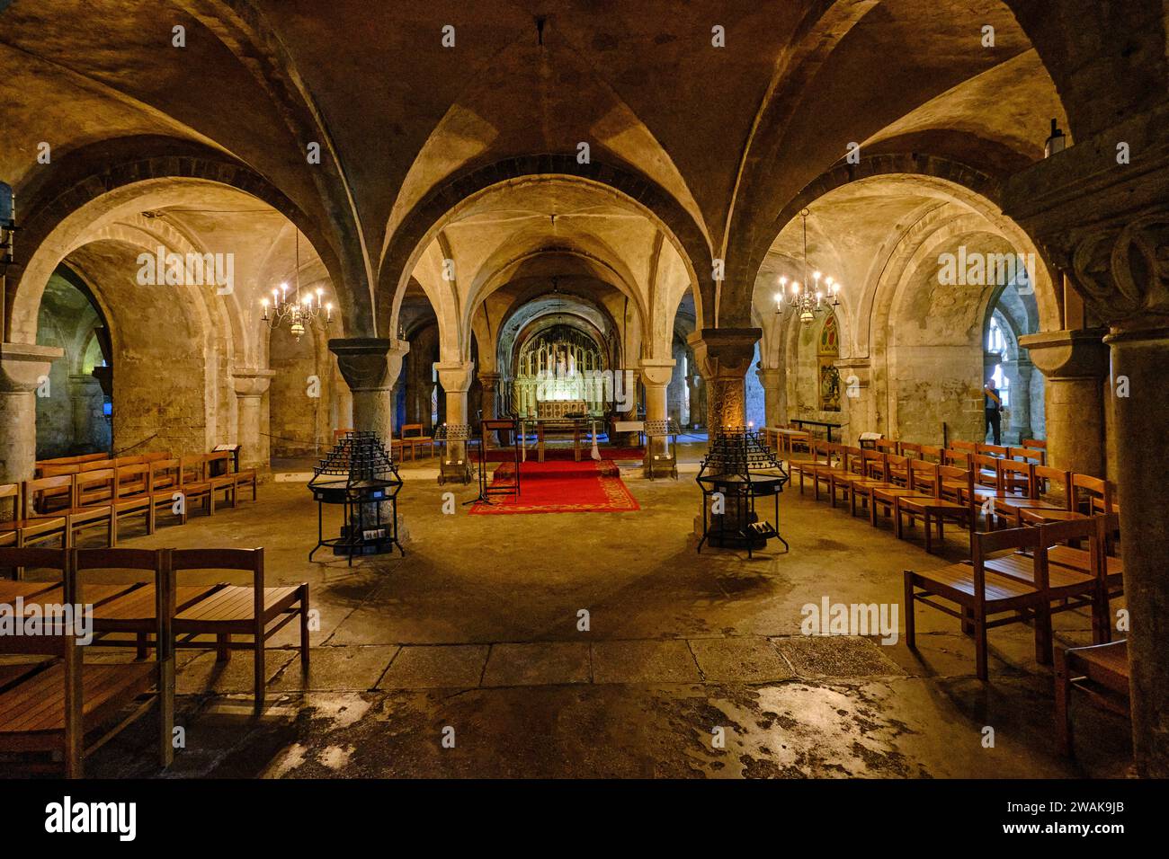 Regno Unito, Kent, Canterbury, la cattedrale Foto Stock