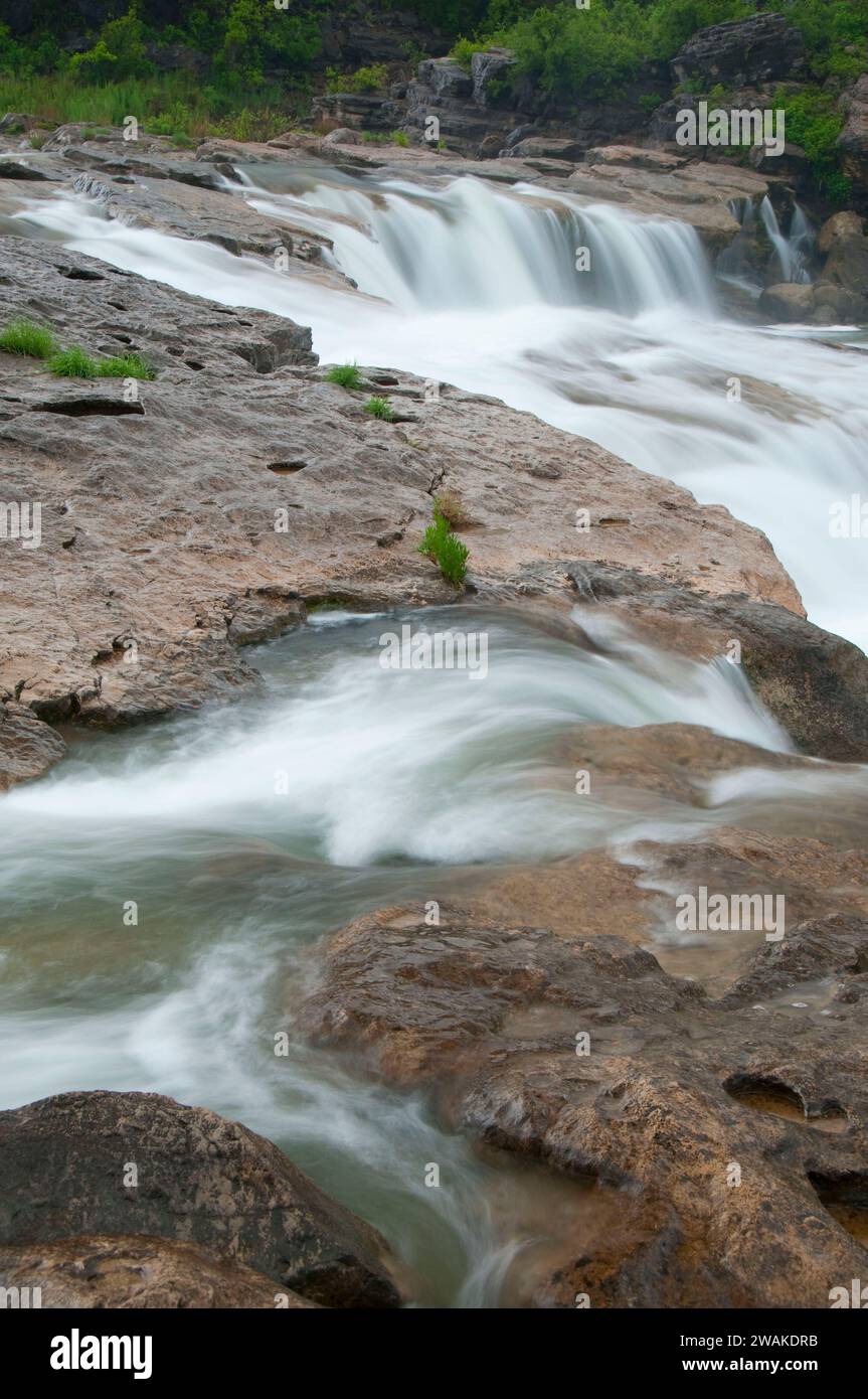 Pedernales Falls, Pedernales Falls state Park, Texas Foto Stock