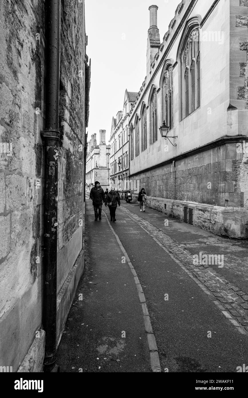 Corsia di Brasenose, Oxford, Inghilterra Foto Stock